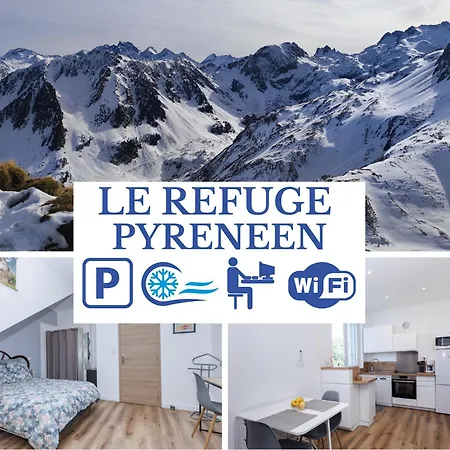 Le Refuge Pyreneen - Climatisation Parking Wifi Espace De Travail - Neuf- Tres Belle Vue Sur Les Pyrenees - 2 Lits - Speciale Apartment Assat